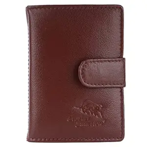 Leather Junction Brown Genuine Leather Card Holder (30721800)