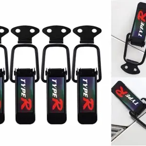 HUUSO 4 Pack Type-R Quick Release Car Bumper Security Hook Clips Small, Ideal for Trunk, Bumpers and Fenders Compatible with Maruti Suzuki Ciaz (Type-I) 2014-2018