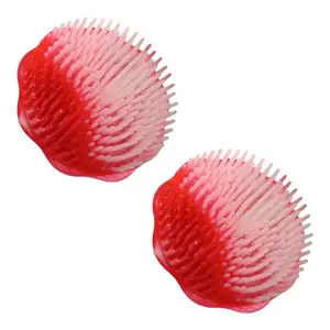 Round soft hair comb for women || Round soft hair comb for men || Men soft comb (Multicolor) 2 Piece
