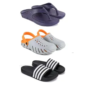 DRACKFOOT Men's Sandals | Lightweight Wear| Stylish & Easy to Wear For Men'S GRT-SAN-(3-COMBO)-3153-3150-3024-10