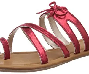 Bata Women's Slip-on Sandal - Red (7UK) (5715305)