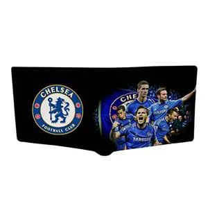 CRAFTSEVER Canvas Wallet for Men and Boys 6 Card Holder Wallet,bi fold Canvas Printed Genuine Wallet and Purse Card Holders for Men (Black)