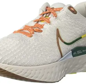 Nike Mens Infinity Run 3 A.I.R. HOLA Lou Phantom/Gorge Green-Ale Brown Running Shoe - 7.5 UK (DO9496-001)