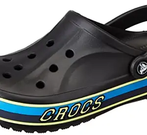 crocs Unisex-Adult Bayaband Clog Black/Multi_N Clog - 8 UK Men/ 9 UK Women (M9W11) (208268-0C4)