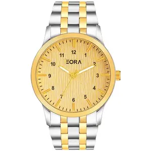 EORA Le Martine - Analog Watch for Men-Stylish Timepiece with Stainless Steel Two-Tone (Silver/Gold) Combination Metal