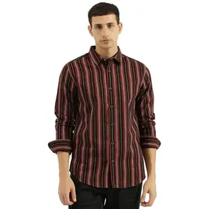 United Colors of Benetton Regular Fit Spread Collar Striped Shirt (Size:L)-25P5BS37U008I902L Multicolour
