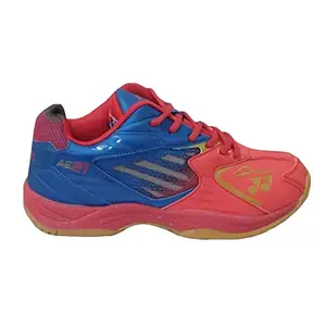Yonex All England 20 Badminton Shoes hot red/Blue Coral UK-8