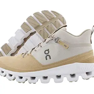 ON Cloud Hi 1 Women's Running Shoes, Pearl | Camel, 8
