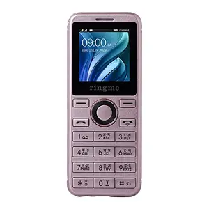 Z Ringme Mini 300 Slim Keypad Mobile Feature Phone with Dual SIM Card, Camera, Bluetooth (Pink, 1.44 inch, 850m Ah Battery) price in India.
