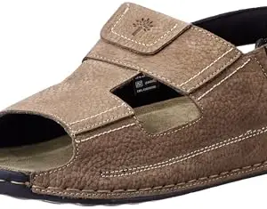Woodland Men's Khaki NUBUK Sandal-6 UK (40EURO) (OGD 6083023)