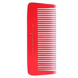 Scarlet Line Professional Handmade Small Dressing Hair Comb Fine Tooth Pocket Purse Comb Crafted for Daily Grooming n Styling, 11 Cm_Fuchsia_Pink