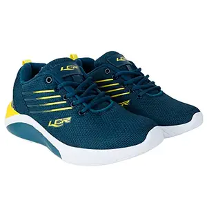 Lancer Mens Crysta-5 Green Running Shoe - 6 UK (CRYSTA-5BGN-YLW-6)