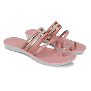BERSACHE Comfortable Trendy Wedges Sandals Flip FLop for Women (Pink)