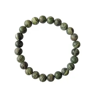 Natural Serpentine Bracelet Round Shape Bracelet Bead Stone Bracelet