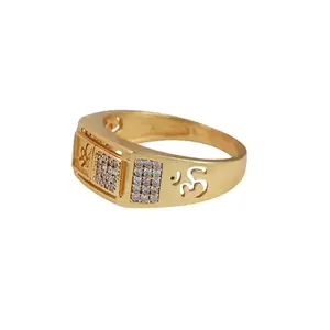 Stylish Men's Designer Ring Diamond Gold Ring For Men Ring/Gold Ring||JEWELRYRING-14-18