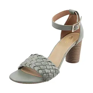 Metro Women's Green Synthetic Sandals 7-UK 40 (EU) (40-2398)