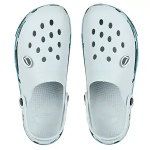 Lancer Mens Foam-CAMO Light Grey Clog - 7 UK (Foam-CAMO-W.Gry-7)