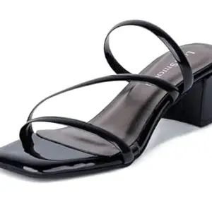 LOUIS STITCH Trendy Strap Design Block Heel Sandals for Women – High Heel Sandals