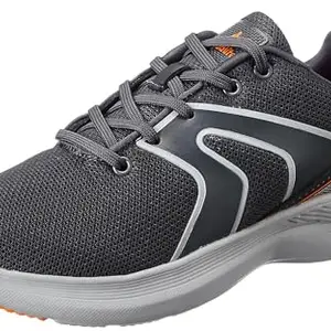 Aqualite Men Andre Shoes, D.Grey/Orange, 10 UK/India