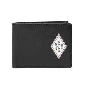 Spykar Men Black Leather Wallet