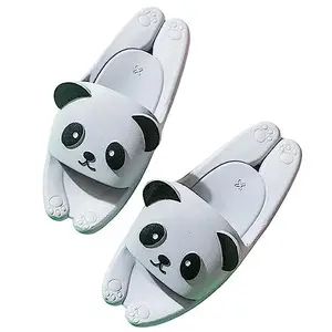 Slipper for Women and Girls Flip Flops Summer Anti Skid Soft Pvc Sole Slide Home Indoor Slippers for Bedroom chappal (W,4),