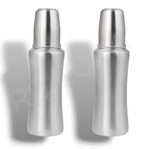 RB POINT Travel-Friendly Feeding Stainless Steel Bottles for Infant Comfort Feeding Bottle for Milk and Baby Drinks Zero Percent Plastic