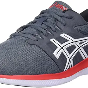 ASICS Unisex-Adult Gel-Moya LS Carrier Grey/White Running Shoe - 8 UK (1201A230.020)