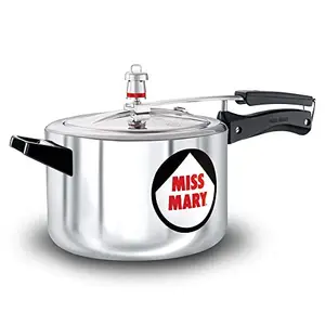 Hawkins 5 Litre Miss Mary Aluminium Pressure Cooker, Inner Lid Cooker, Silver (MM50) price in India.