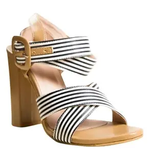 GLO GLAMP Women's Fancy & Stylish Block Heel sandals for Women's And Girls