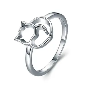 STYLISH TEENS dc jewels Cute Cat Ring For Women & Girls (6)