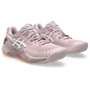 ASICS Women Gel-Resolution 9 Watershed Rose/White Tennis Shoes - 9 UK (1042A208.701)