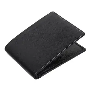 G&H Genuine Leather Wallets for Men, | RFID Slim Black Leather Wallet for Men,Mens Wallet with 5 Card Slots, Gift for Valentine Day,Fathers Day,Birthday