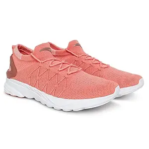 ANTA Womens 82825543-2 L Pink/Gold/White Running Shoe - 4 UK (82825543-2)