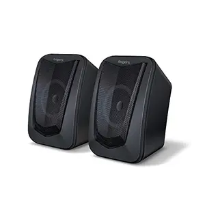 Fingers FunBeats USB Multimedia Speaker (6 W 2.0 Channel | Volume Controller | Powerful Bass | Black Standard)