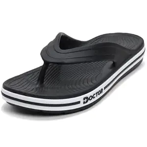 DOCTOR FEEL SOFT Men’s Comfort Flip Flops with Cushioned EVA Sole | Lightweight Anti-Slip Everyday Wear Slippers for Walking, Home, Outdoor & Casual Use