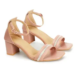 iconics Women Sandal,Peach,UK-5