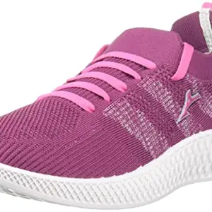 ABROS Women's Bluebell-O ASDL0106O Sports Shoes -Magenta/L.Grey-8UK