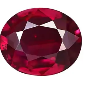 GEMS RIVER 5.50 Carat 6.25 Ratti Ruby Gemstone Original manik Stone Ring Original Certified pathar for Unisex (M47)
