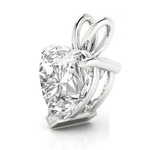 Ananth Jewels Swarovski Crystal Heart Shaped Pendant Valentine Gift for Women 925 Silver