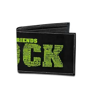 FASHION DUET Genuine Wallets for Men, Black|Canvas Wallet for Men | Mens Wallet with 6 Card Slots | Gift for Valentine Day, Father's Day, Birthday, Raksha Bandhan