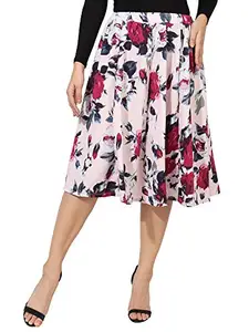 Generic Aniyank Calf Length Women Panel Polyester Skirt