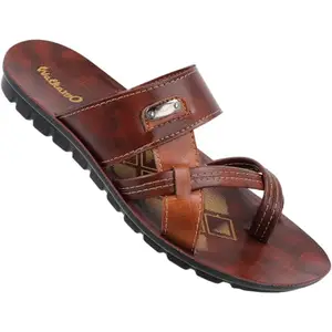 WALKAROO WG1309 Mens Casual Wear and Regular use Sandals - Brown