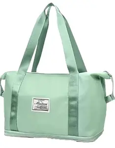 Large Capacity Folding Travel Bag Lightweight Waterproof Carry Luggage Bag Travel Duffle Handbags Travelling Bag for Women and Men (Green)_94