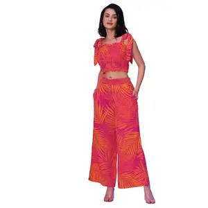 Globus Women Co-Ord Set (3641585004_Pink_L)