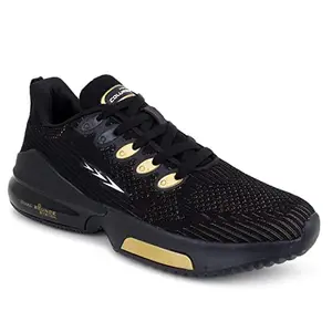 Columbus/ROLLZ_Black/Gold/Men Sports Shoes