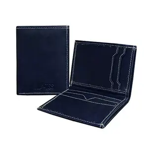 MATSS Raksha Bandhan Special Artificial Leather Blue Wallet with Rakhi Combo Gift