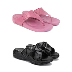 Women?s Flat Sandals,Stylish Heeled Sandals for Women B_(Combo 2)-1984-1889-7-EURO-38