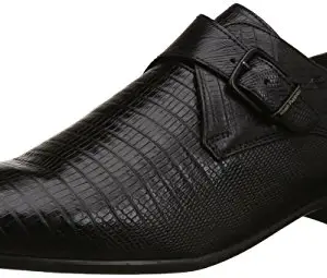 Hush Puppies Men Brandon Black Leather Formal Shoes-8 UK (8556011)