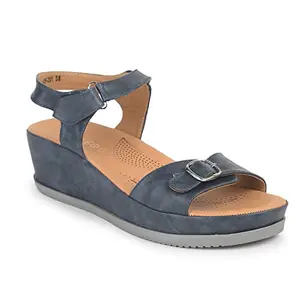 Liberty Healers GIF-201 Casual Sandal For Women (N.Blue_6)