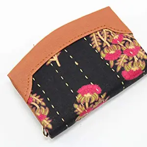 The Rustic Journey Small Size Coin Purse/Wallet for Women Wallets with Card Holder Space - Black